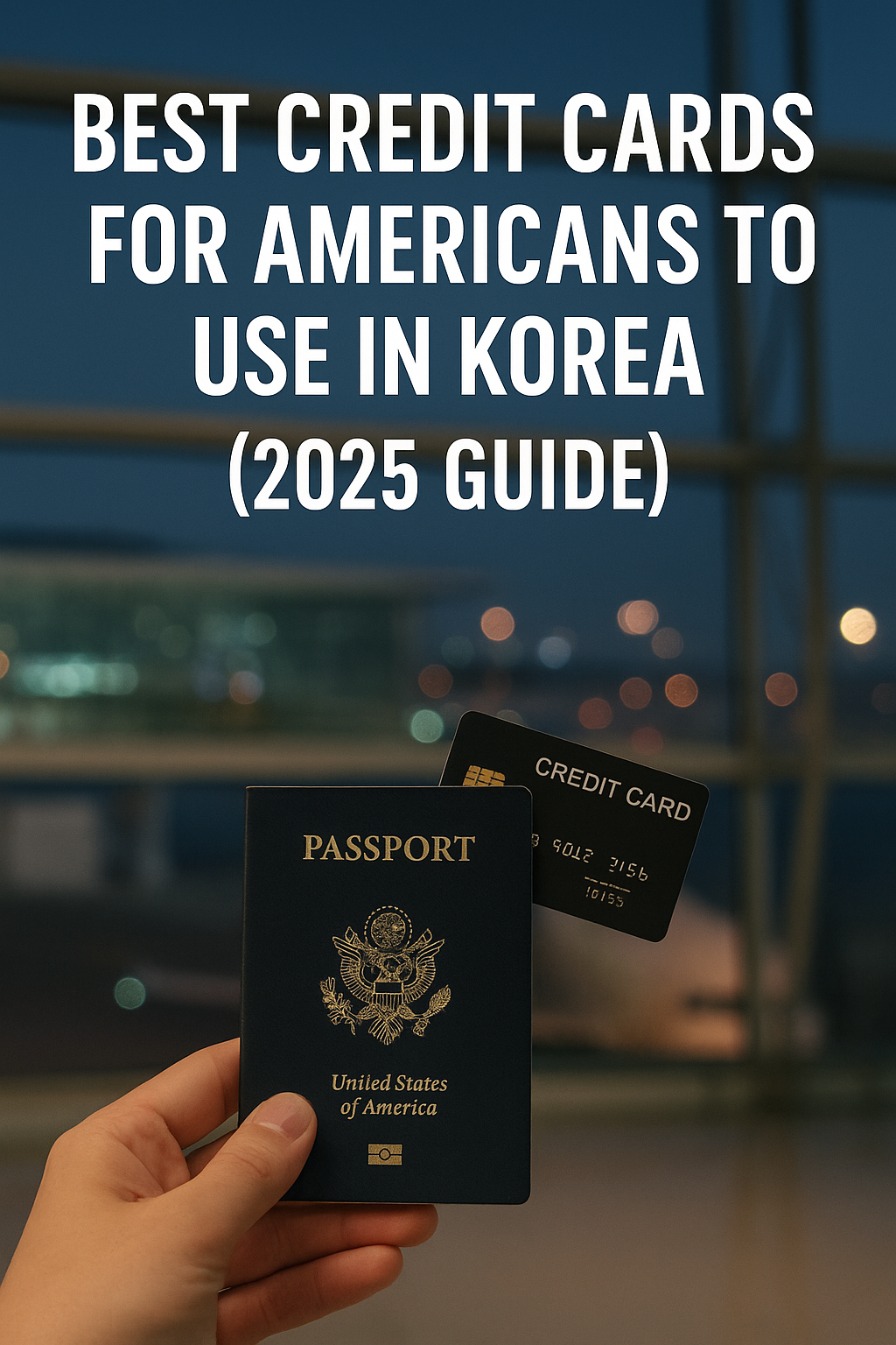 international credit cards accepted in korea for easy payments by tourists