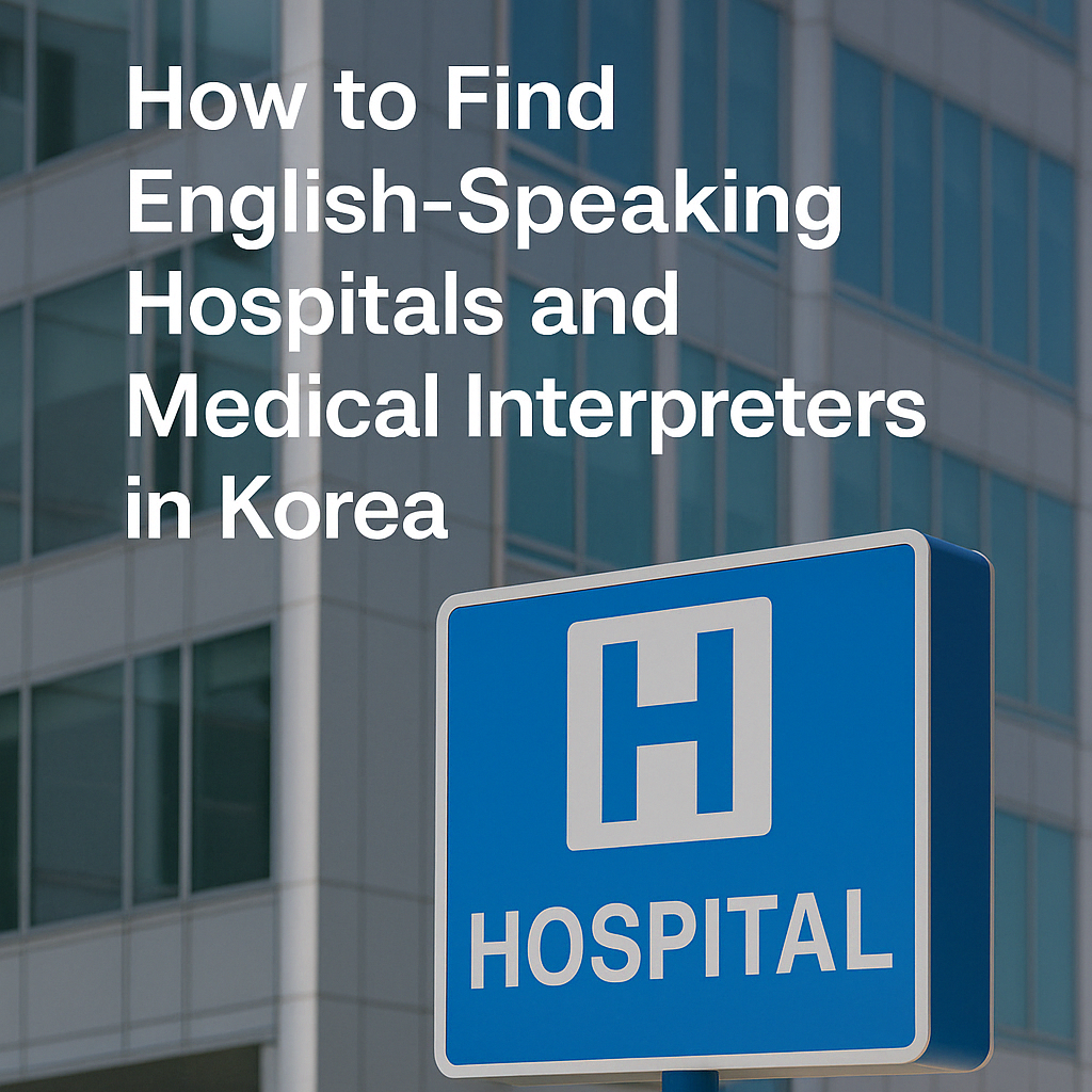 Healthcare services in Korea for foreigners, tips for hospital visits