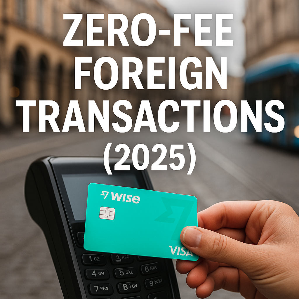 Credit card with globe and digital icons representing global transactions