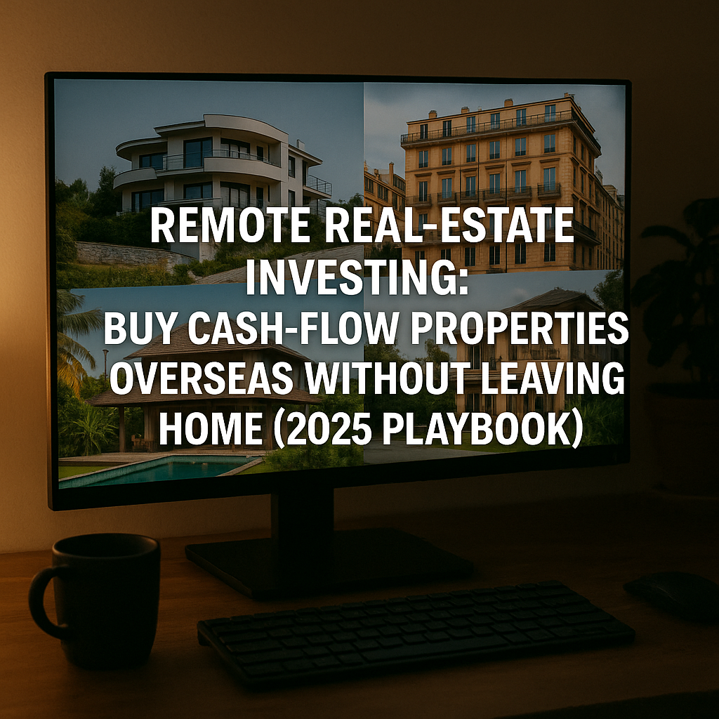 Remote Real-Estate Investing: Buy Cash-Flow Properties Overseas Without Leaving Home (2025 Playbook)