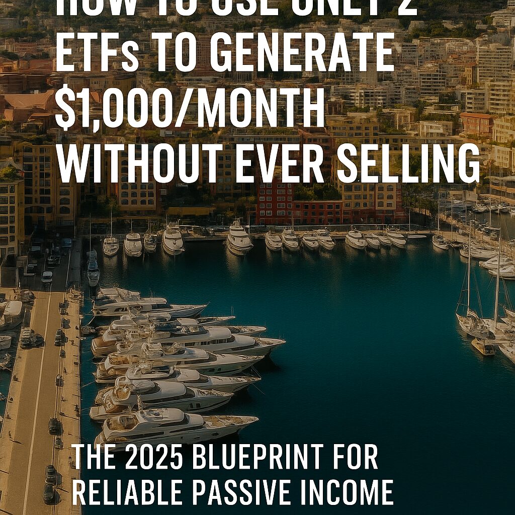 Aerial view of a Mediterranean marina lined with yachts, symbolizing financial freedom through passive income investing.