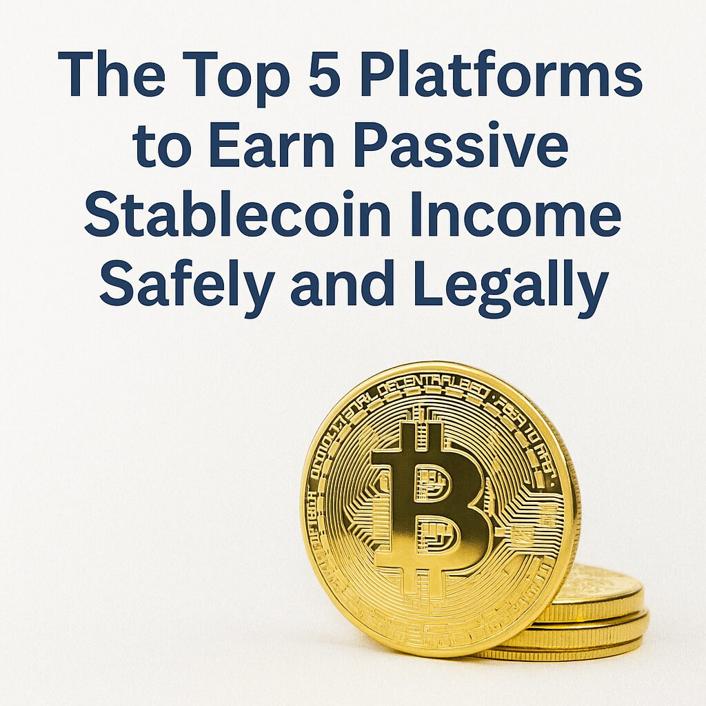 An overhead photo of hands using a mobile phone with digital icons representing stablecoin use cases in everyday life.