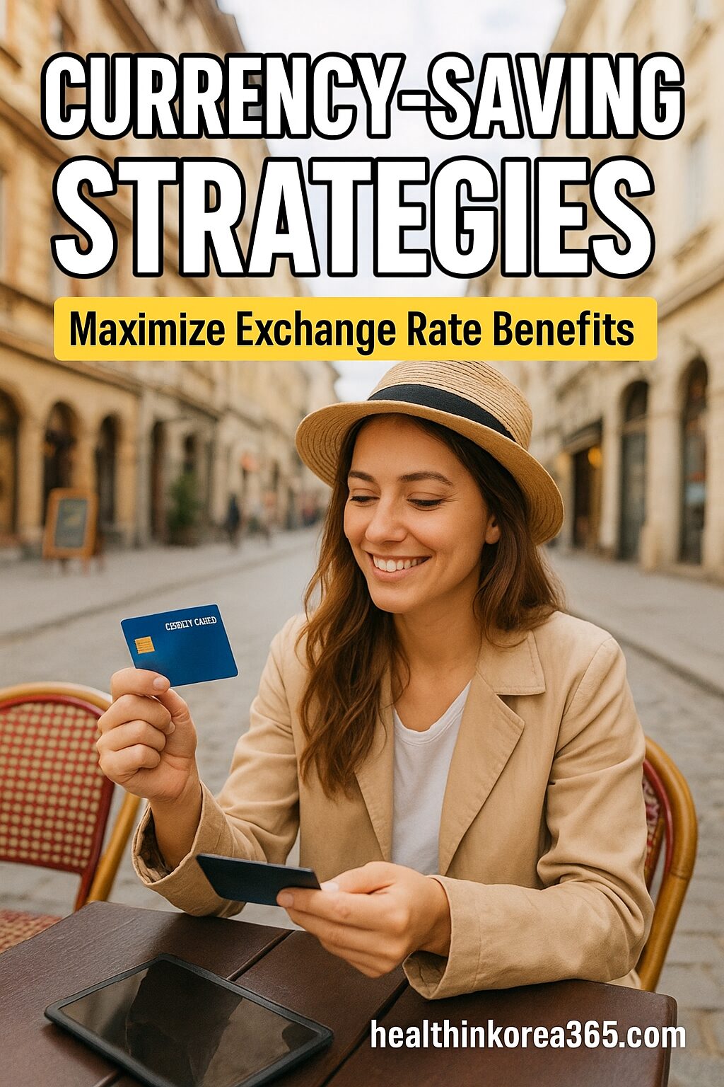 A structured guide to all currency-saving strategies including exchange rates, credit cards, and real-life travel case studies