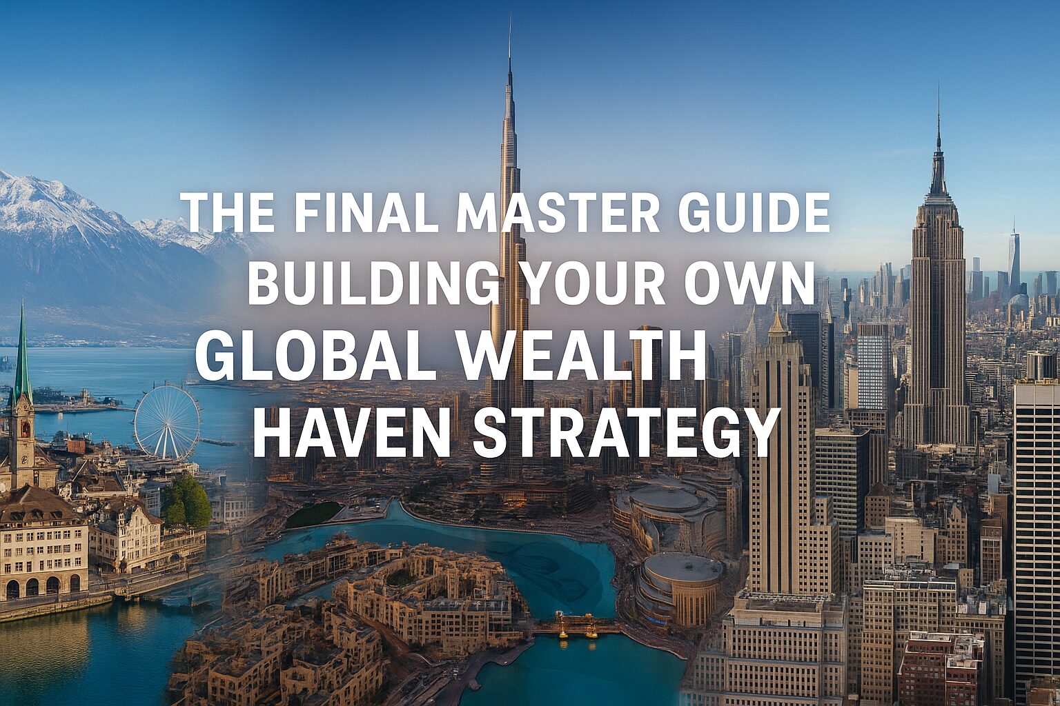 Global wealth haven strategy integrating offshore banking, trusts, family offices, luxury real estate, and private banking