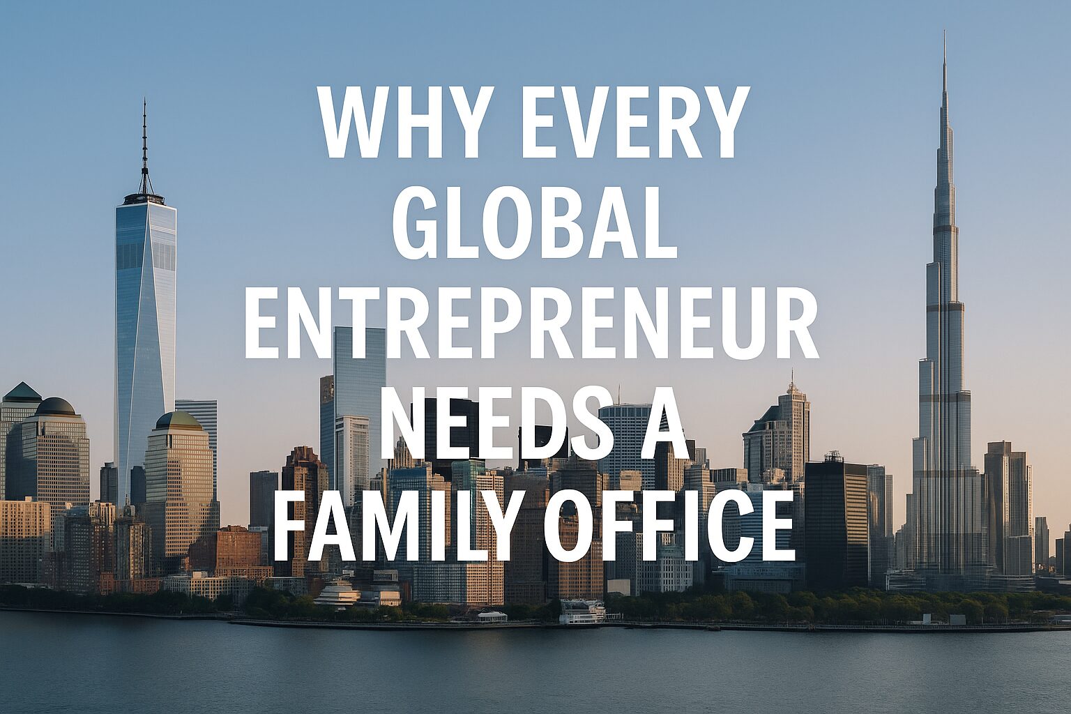 Global city skyline representing international family office strategy and wealth governance