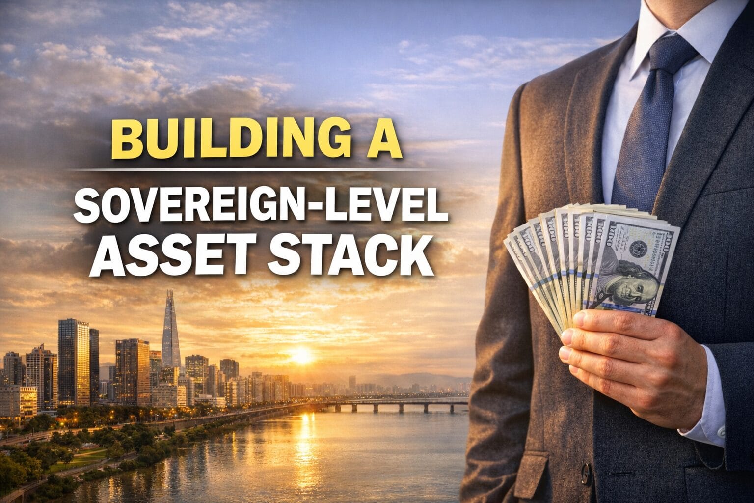 Building a sovereign-level asset stack by converting digital income into long-term global wealth architecture.